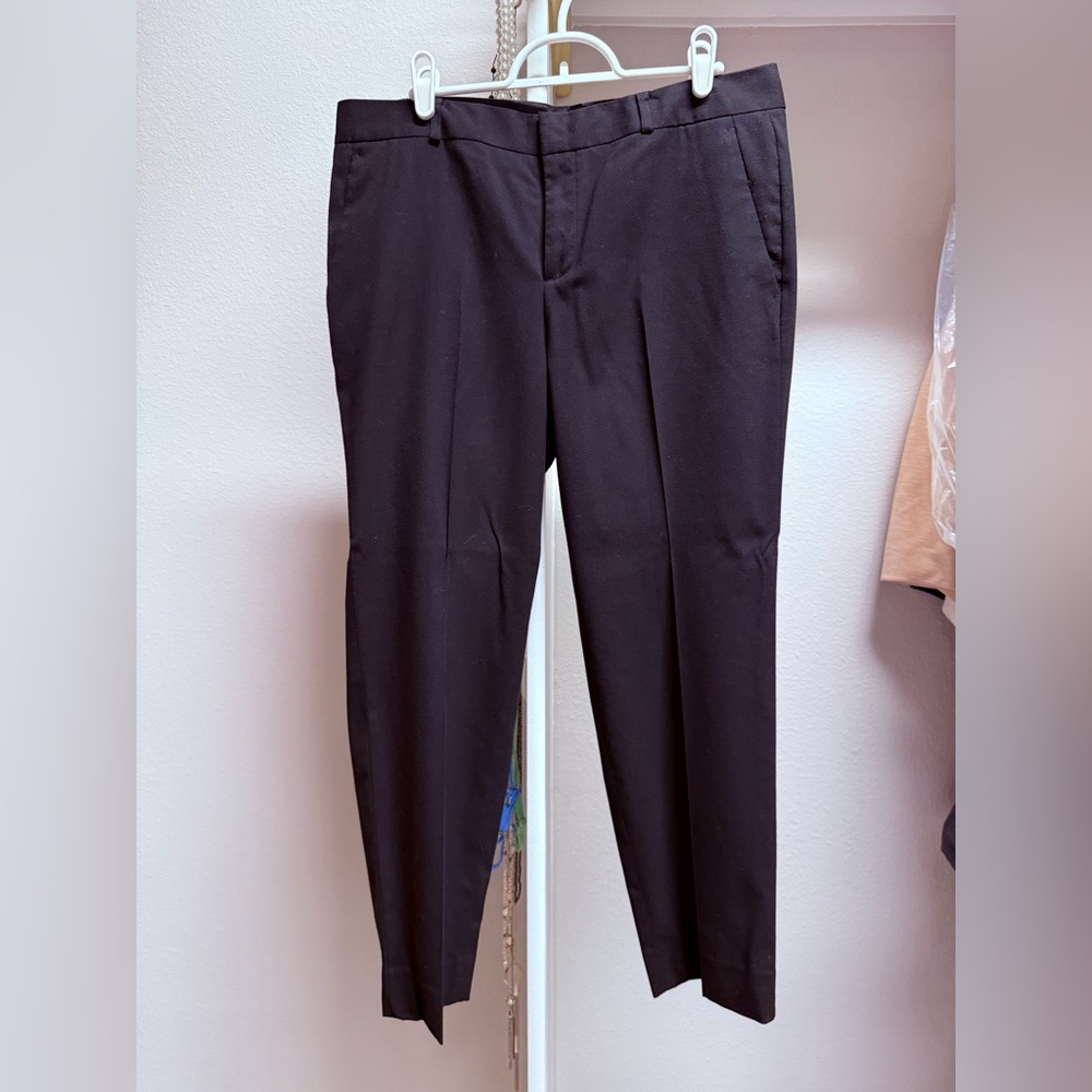 Banana republic women 8 black cropped pant